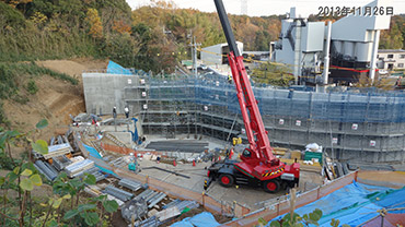 東京都町田市の樹木葬：土地改良の工事